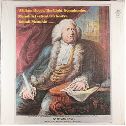 William Boyce / Menuhin Festival Orchestra / Yehudi Menuhin The Eight Symphonies Vinyl LP USED