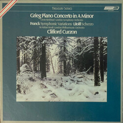 Edvard Grieg / Henry Litolff / César Franck / Clifford Curzon Piano Concerto In A Minor / Symphonic Variations / Scherzo Vinyl LP USED