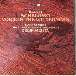 Ernest Bloch / Janos Starker / Israel Philharmonic Orchestra / Zubin Mehta Schelomo / Voice In The Wildnerness Vinyl LP USED