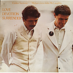 Carlos Santana / John McLaughlin Love Devotion Surrender Vinyl LP USED