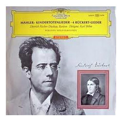 Gustav Mahler / Dietrich Fischer-Dieskau / Karl Böhm / Berliner Philharmoniker Kindertotenlieder · 4 Rückert-Lieder Vinyl LP USED