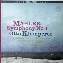 Gustav Mahler / Otto Klemperer / Philharmonia Orchestra Symphony No. 4 In G Major Vinyl LP USED