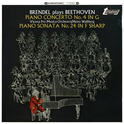 Alfred Brendel / Ludwig van Beethoven Piano Concerto No. 4 In G / Piano Sonata No. 24 In F Sharp Vinyl LP USED