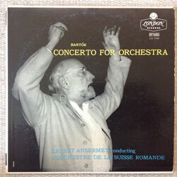 Béla Bartók / L'Orchestre De La Suisse Romande / Ernest Ansermet Concerto For Orchestra Vinyl LP USED