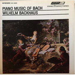 Johann Sebastian Bach / Wilhelm Backhaus Piano Music Of Bach Vinyl LP USED