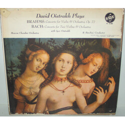 David Oistrach / Johannes Brahms / Johann Sebastian Bach David Oistrakh Plays Vinyl LP USED