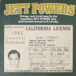 Jett Powers California License Vinyl LP USED