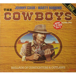 Johnny Cash / Marty Robbins The Cowboys, Volume One, Ballads Of Gunfighters & Outlaws Vinyl LP USED