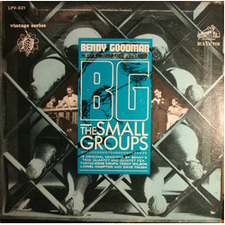 Benny Goodman B.G., The Small Groups Vinyl LP USED