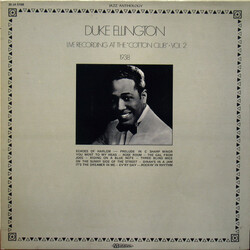 Duke Ellington Live Recording At The Cotton Club - Vol. 2 Vinyl LP USED