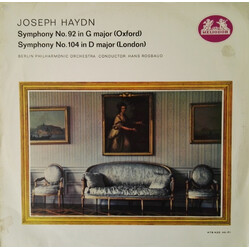 Joseph Haydn / Berliner Philharmoniker / Hans Rosbaud Symphony No. 92 in G Major (Oxford) / Symphony No. 104 in D Major (London) Vinyl LP USED