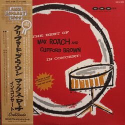 Clifford Brown And Max Roach The Best Of Max Roach And Clifford Brown In Concert! Vinyl LP USED