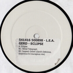 Gerd Eclipse USED VINYL 12INCH PROMO WHITE LABEL