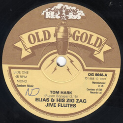Elias And His Zig-Zag Jive Flutes Tom Hark USED VINYL 7INCH 45 RPM REISSUE MONO