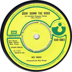Roy Wood Goin' Down The Road (A Scottish Reggae Song) USED VINYL 7INCH SINGLE 45 RPM