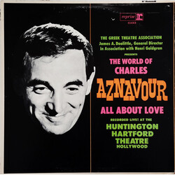 Charles Aznavour The World Of Charles Aznavour All About Love Vinyl LP USED
