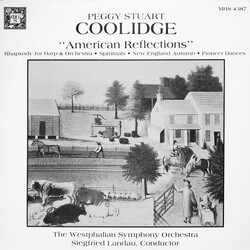 Peggy Stuart Coolidge / Westfälisches Sinfonieorchester / Siegfried Landau "American Reflections" Rhapsody for Harp & Orchestra Vinyl LP USED
