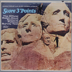 Earle Doud / Alen Robin Earle Doud And Alen Robin Present Score 3 Points - The Official Robin-Doud National Political Survey Test Vinyl LP USED