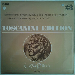 Arturo Toscanini / Felix Mendelssohn-Bartholdy / Franz Schubert / NBC Symphony Orchestra Toscanini Edition Vinyl LP USED