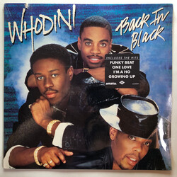 Whodini Back In Black Vinyl LP USED