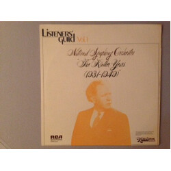 National Symphony Orchestra Listeners' Guild Vol. 1: National Symphony Orchestra "The Kindler Years" (1931-1949) Vinyl LP USED