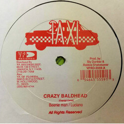 Beenie Man / Luciano (2) Crazy Baldhead USED VINYL 12INCH 45 RPM SINGLE