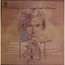 George Jones (2) George Jones Sings Hank Williams Vinyl LP USED