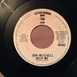 Joni Mitchell Help Me USED VINYL 7INCH 45 RPM PROMO STEREO MONO