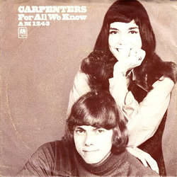Carpenters For All We Know Vinyl 7" USED