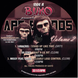 Various Ape Blends Volume 2 USED VINYL 12INCH 33 S RPM COMPILATION PROMO