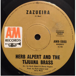 Herb Alpert & The Tijuana Brass Zazueira USED VINYL 7INCH SINGLE