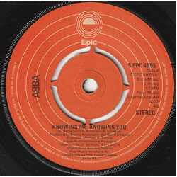 ABBA Knowing Me, Knowing You USED VINYL 7INCH SINGLE 45 RPM