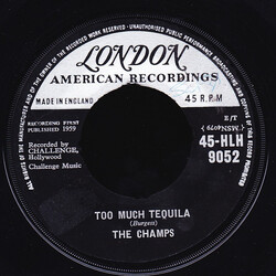 The Champs Too Much Tequila USED VINYL 7INCH 45 RPM SINGLE