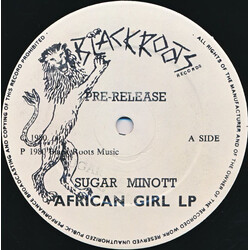 Sugar Minott African Girl Vinyl LP USED