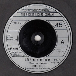 Kiki Dee Stay With Me Baby VINYL 7" USED