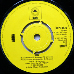 ABBA SOS USED VINYL 7INCH 45 RPM SINGLE