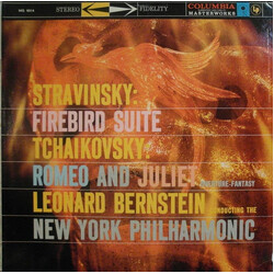 Leonard Bernstein / The New York Philharmonic Orchestra / Igor Stravinsky / Pyotr Ilyich Tchaikovsky Firebird Suite & Romeo And Juliet Vinyl LP USED