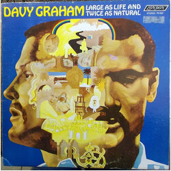 Davy Graham Large As Life And Twice As Natural Vinyl LP USED