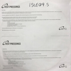 Vague Imaginaires L'Île Sous l'Eau USED VINYL 12INCH 33 S RPM EP TEST PRESSING