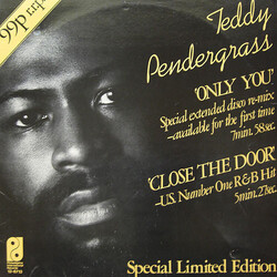 Teddy Pendergrass Close The Door / Only You USED VINYL 12INCH 45 RPM SINGLE LIMITED EDITION
