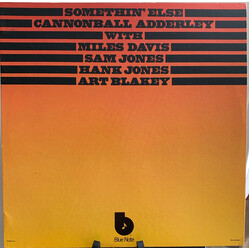 Cannonball Adderley / Miles Davis / Sam Jones / Hank Jones / Art Blakey Somethin' Else Vinyl LP USED