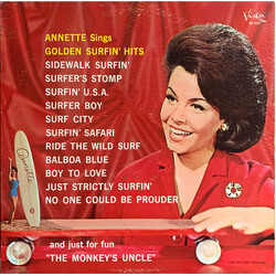 Annette (7) Sings Golden Surfin' Hits Vinyl LP USED