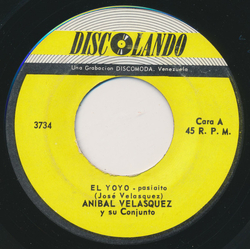 Aníbal Velásquez El Yoyo Vinyl 7" USED