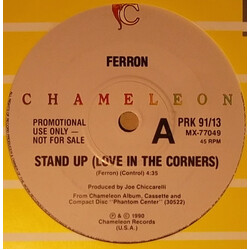 Ferron (2) Stand Up (Love In The Corners) USED VINYL 7INCH 45 RPM SINGLE PROMO