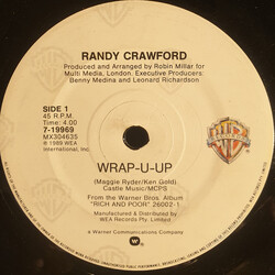 Randy Crawford Wrap-U-Up USED VINYL 7INCH 45 RPM SINGLE