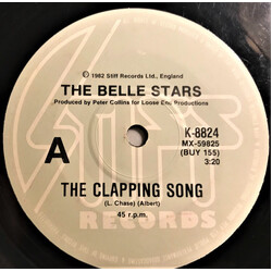 The Belle Stars The Clapping Song USED VINYL 7INCH 45 RPM SINGLE