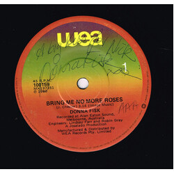 Donna Fisk Bring Me No More Roses USED VINYL 7INCH 45 RPM SINGLE