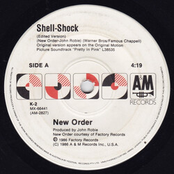 New Order Shell-Shock USED VINYL 7INCH 45 RPM SINGLE