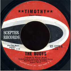 The Buoys Timothy USED VINYL 7INCH 45 RPM SINGLE STYRENE MONO