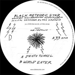 Black Meteoric Star Death Tunnel USED VINYL 12INCH 33 S RPM SINGLE